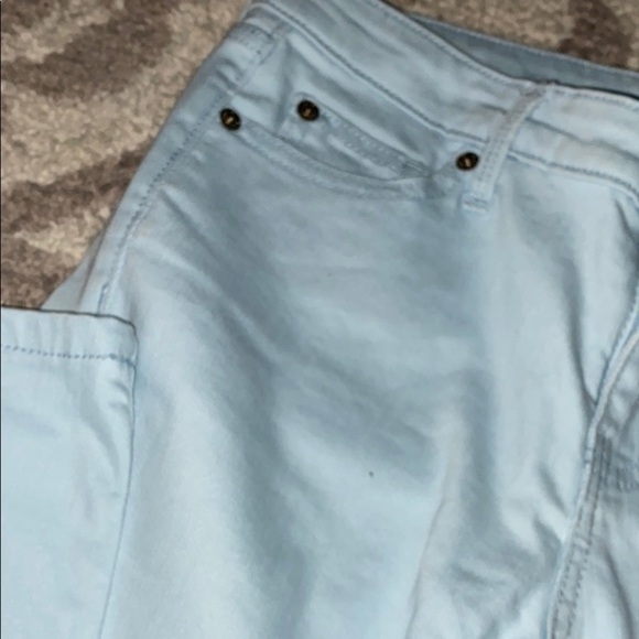 Gap size 0r girlfriend light blue jeans - Picture 2 of 4